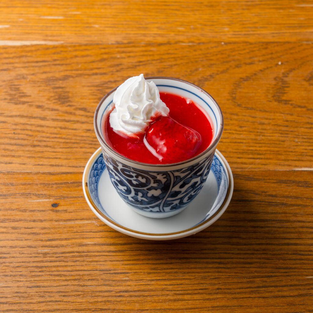 いちごプリンの画像