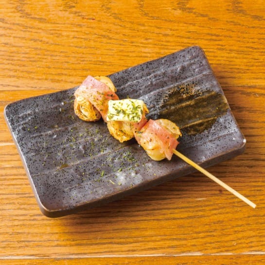 ホタテベーコン巻き串の画像