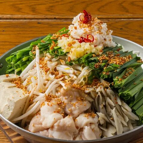 背脂黒醤油もつ鍋