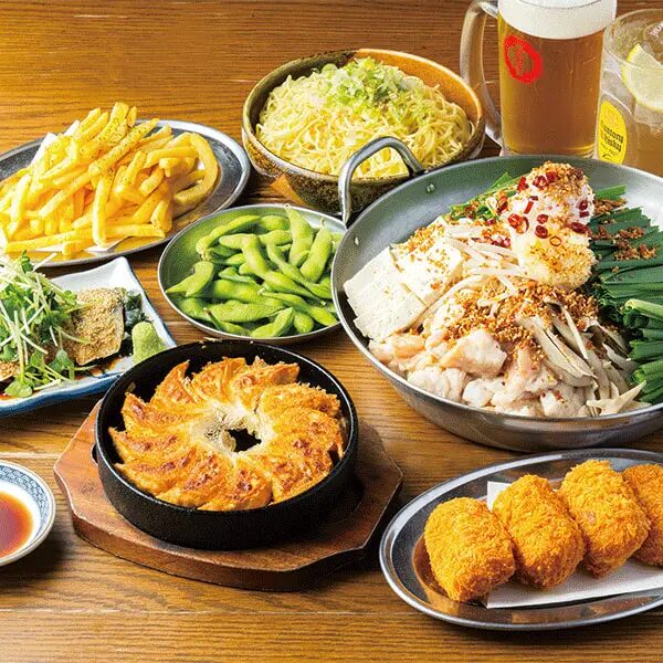 選べる牛もつ鍋コース（飲み放題付き）