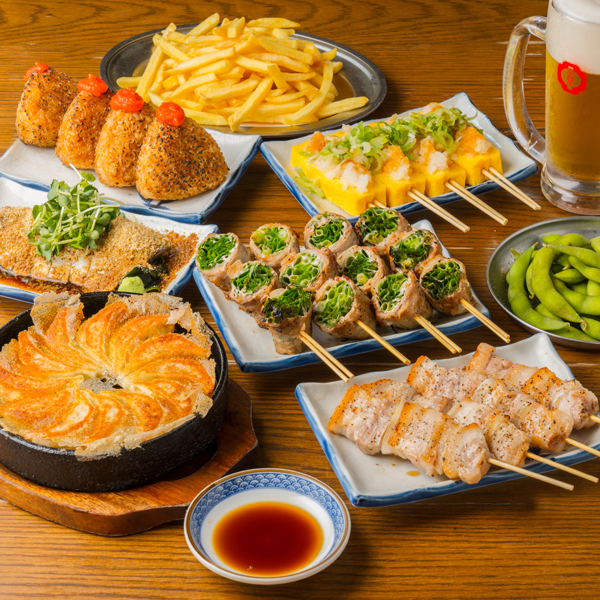 春宴会に！【堪能コース】2時間飲み放題付〈全8品〉4000円(税込)