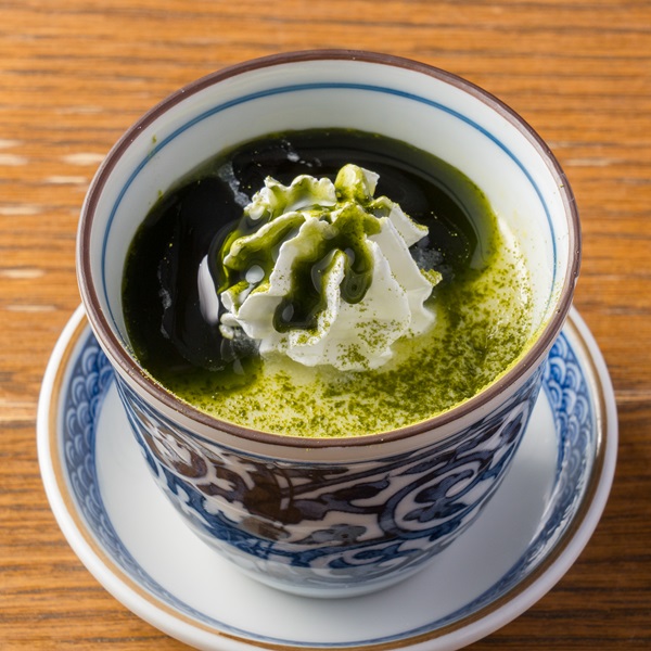 抹茶プリンの画像